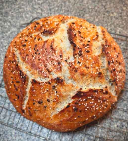 Everything Bagel Seasoning Rustic Bread